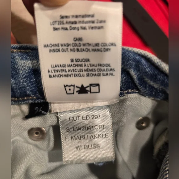 NWT Edwin Marli Wide Leg Ankle high rise jeans 26 $188 Sold at Anthropologie - Picture 10 of 10